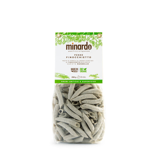 Penne al finocchietto con grano duro antico Russello bio