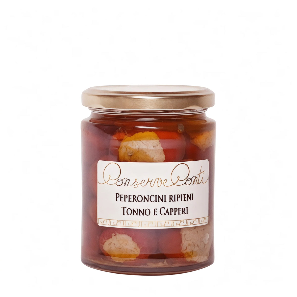 Peperoncini ripieni con tonno e capperi in EVO