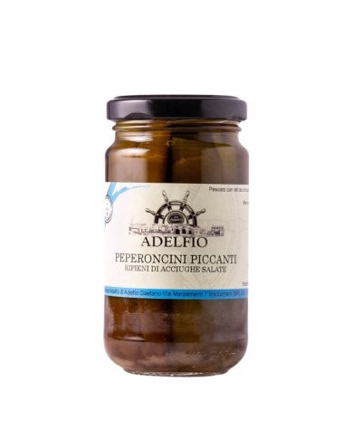 Peperoncini ripieni di acciughe salate