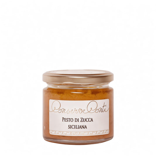 Pesto di zucca siciliana in EVO