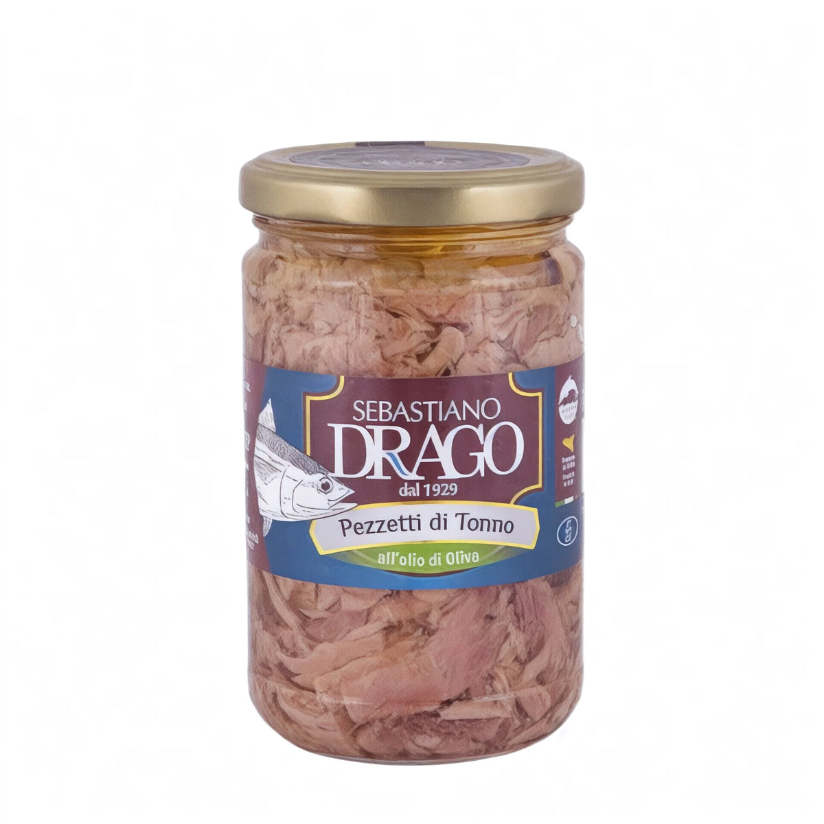 Pezzetti di tonno all'olio di oliva