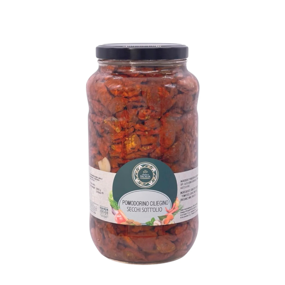 Pomodorini ciliegino secchi sott'olio