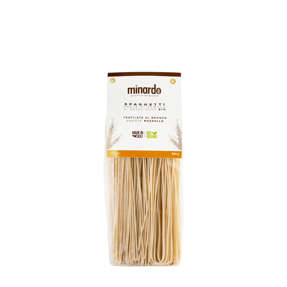 Spaghetti n° 3 (7 min.) di grano duro antico Russello bio