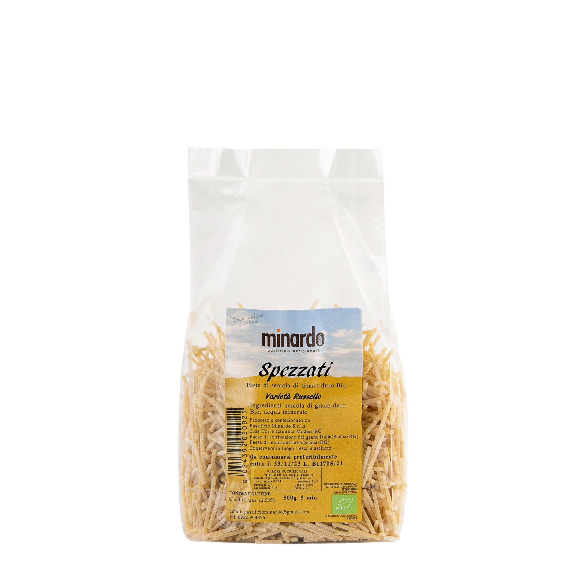 Spezzati di grano duro antico Russello bio