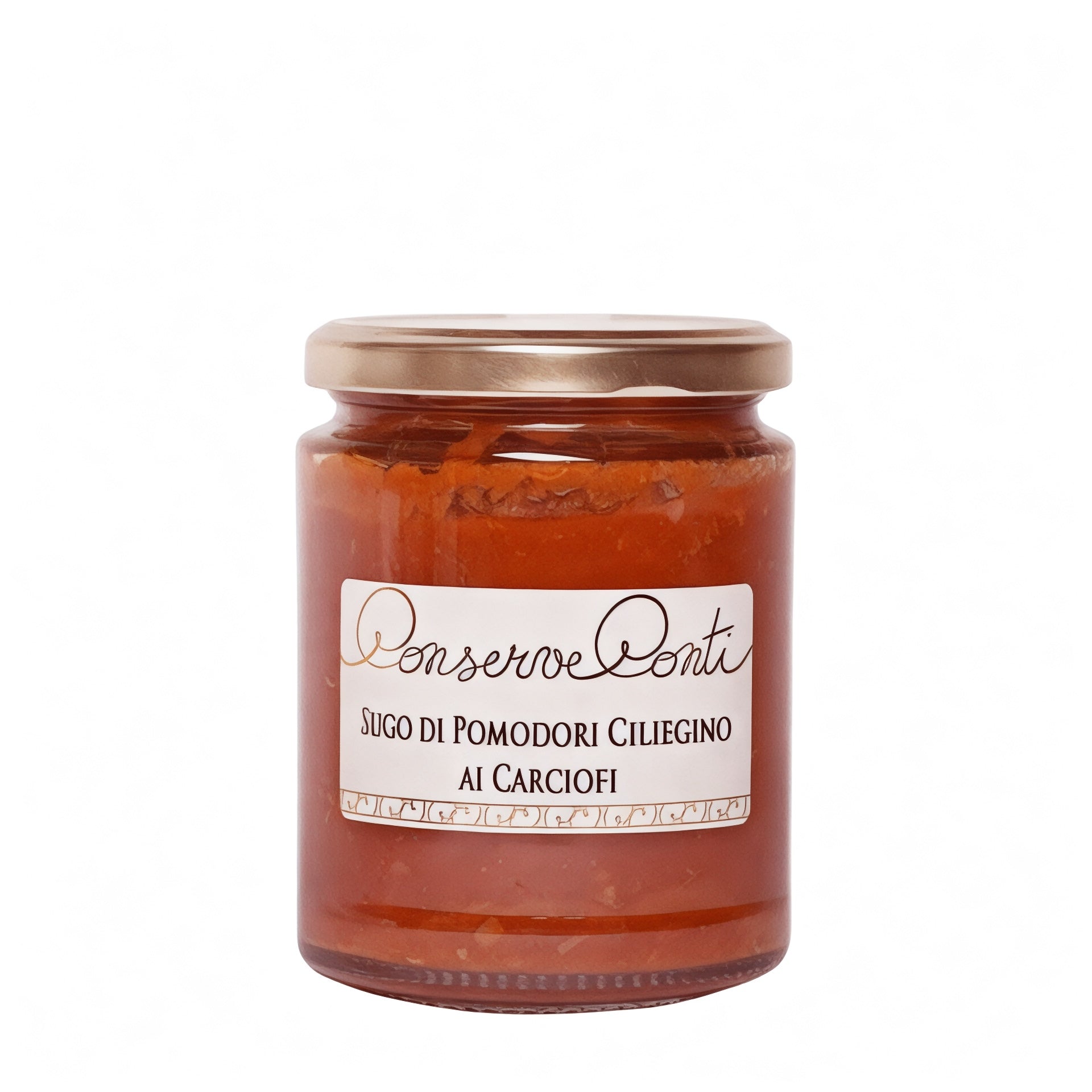 Sugo di pomodoro ciliegino ai carciofi in EVO