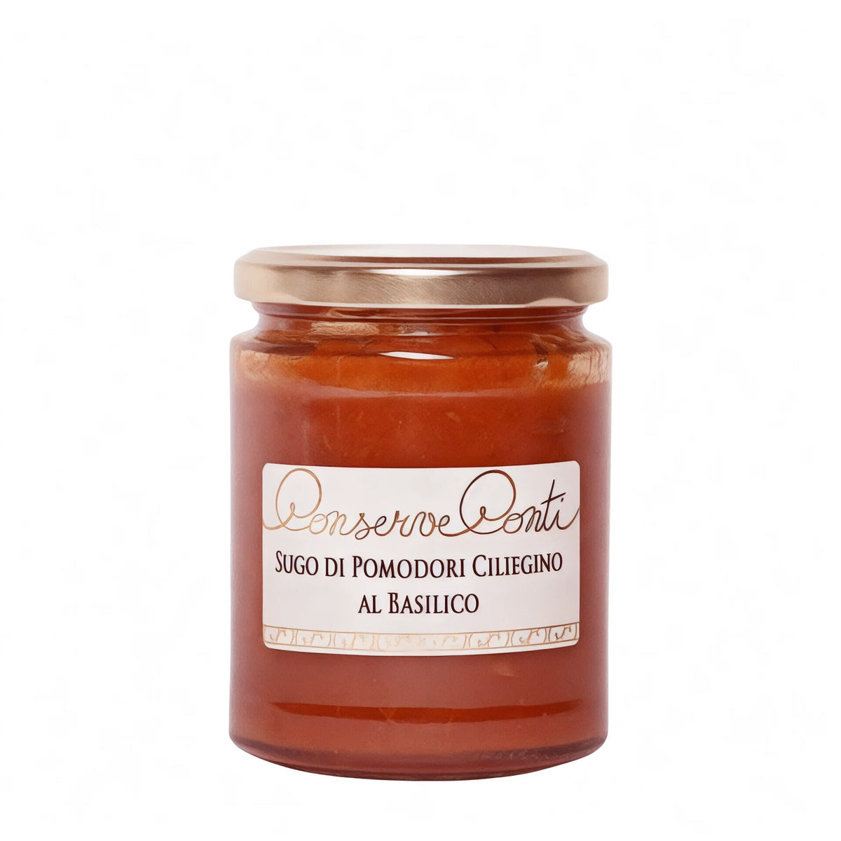 Sugo di pomodoro ciliegino al basilico in EVO