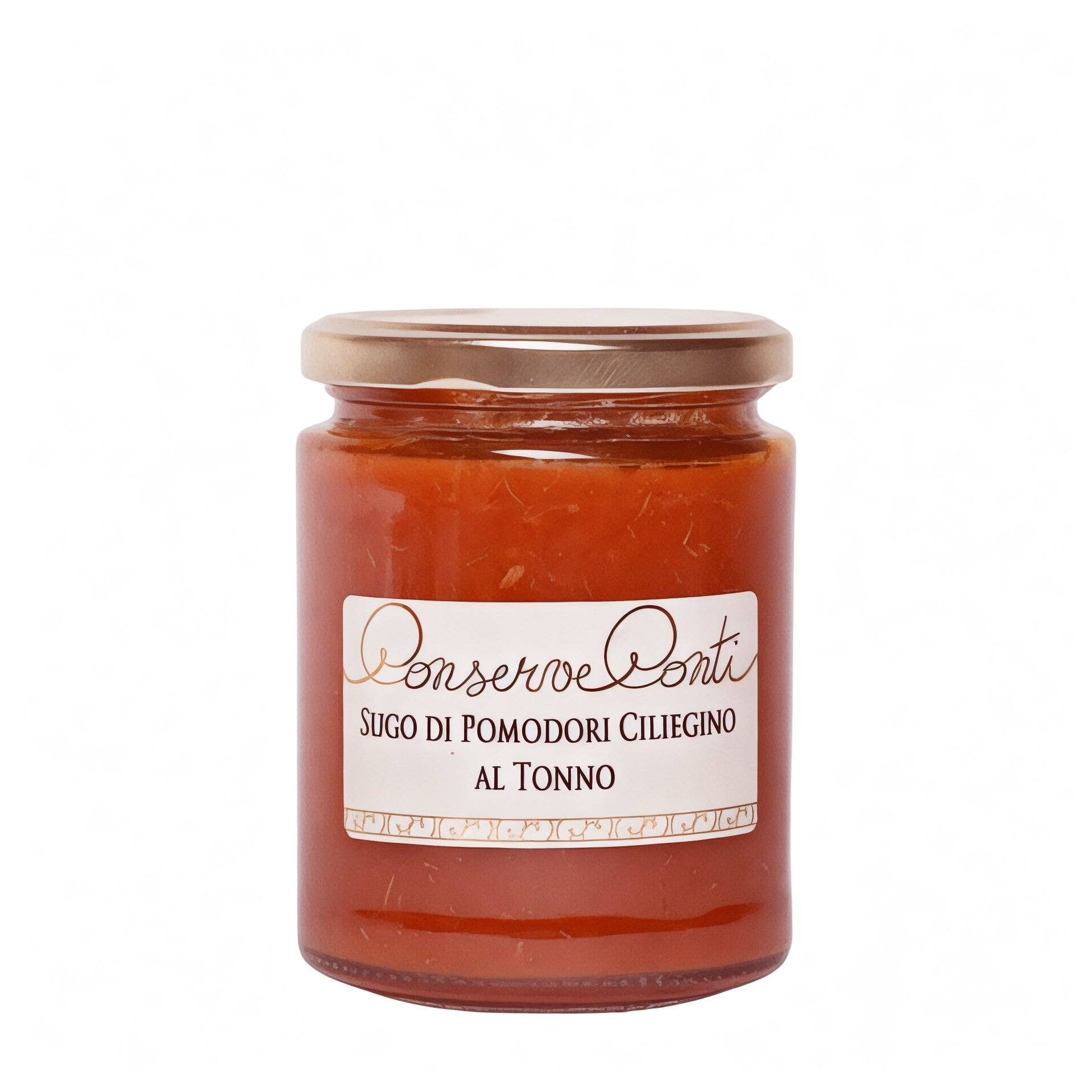 Sugo di pomodoro ciliegino al tonno in EVO