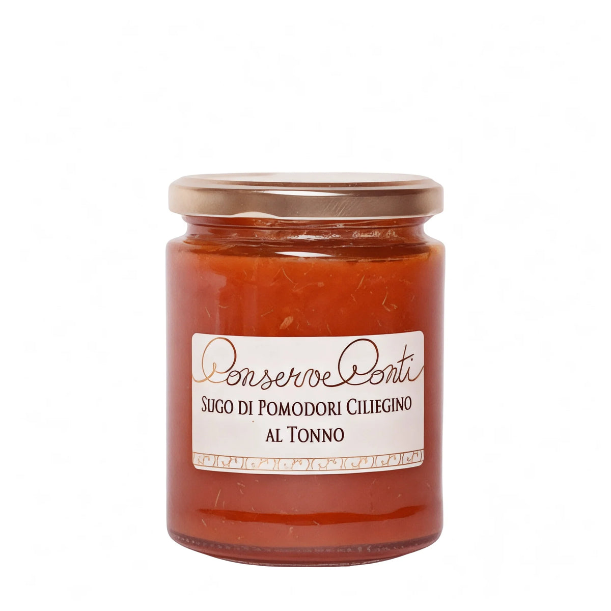 Sugo di pomodoro ciliegino al tonno in EVO