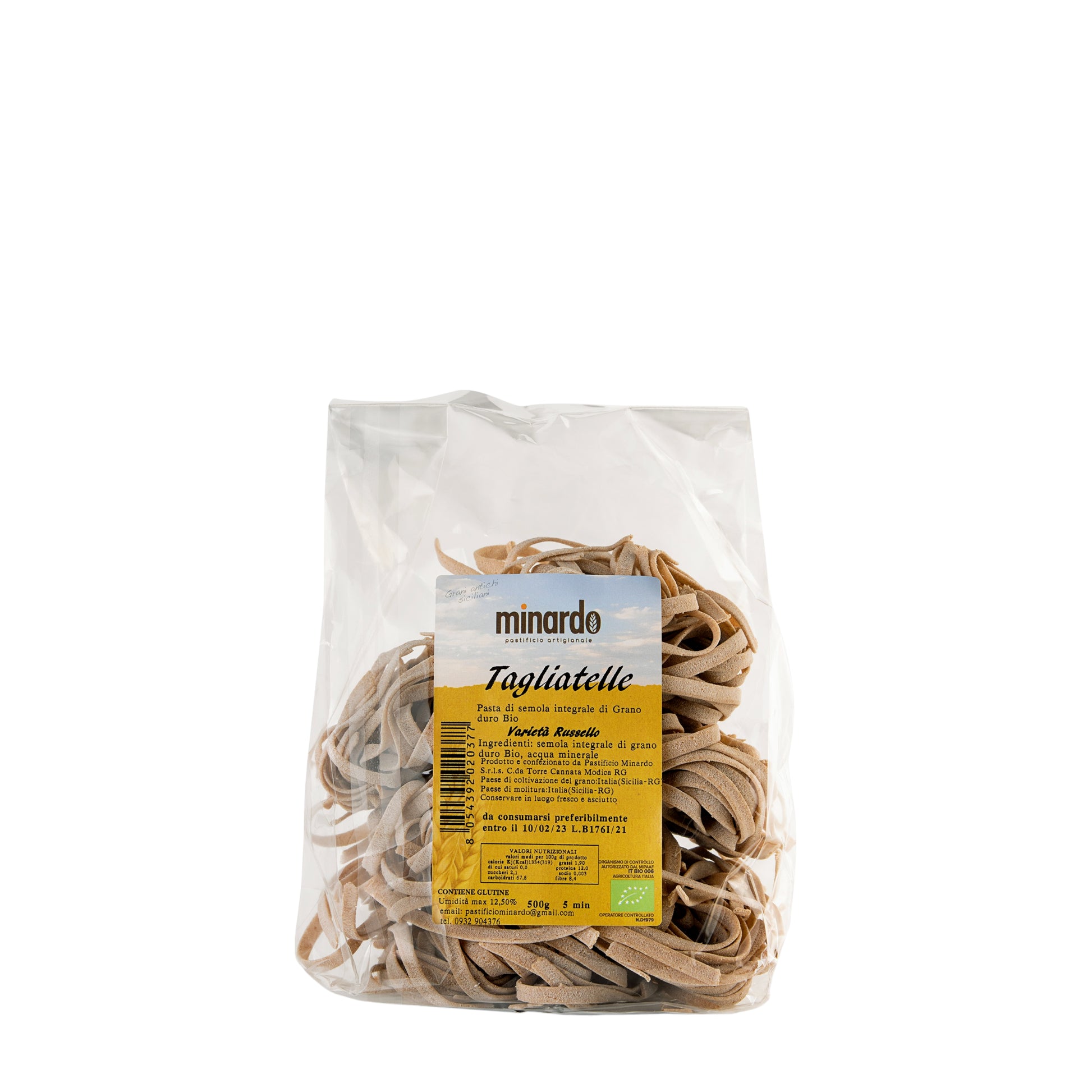 Tagliatelle (nests) di grano duro antico integrale Timilia bio