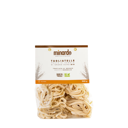 Tagliatelle (nests) di grano duro antico Russello bio