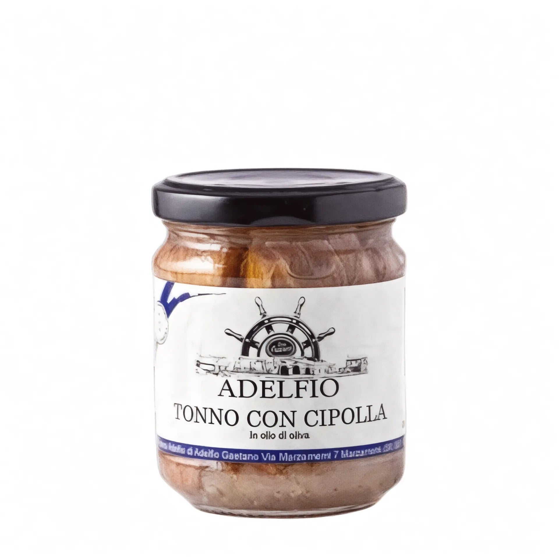 Tonno con cipolla in agrodolce in olio di oliva
