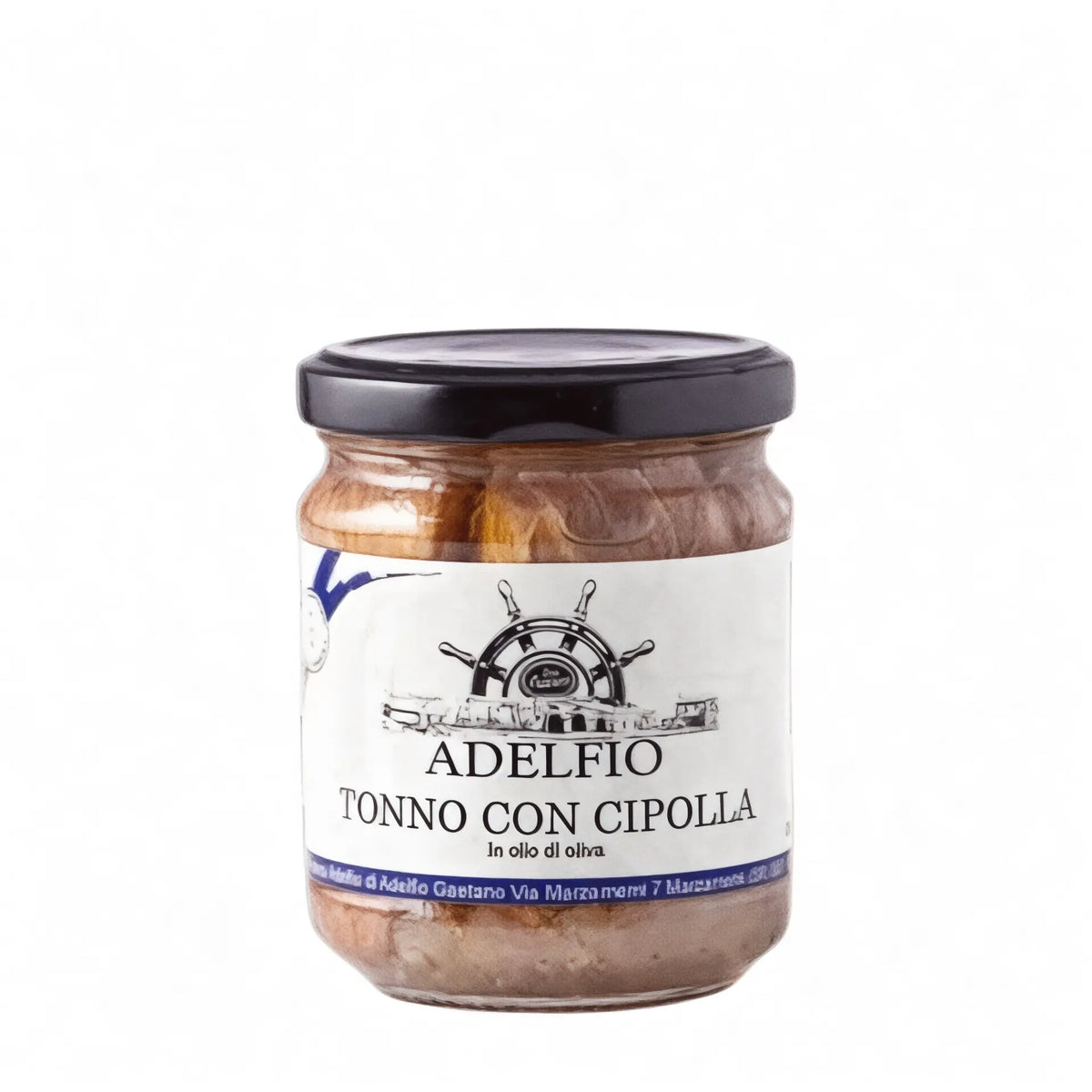 Tonno con cipolla in agrodolce in olio di oliva