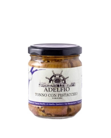 Tonno con pistacchio in olio di oliva