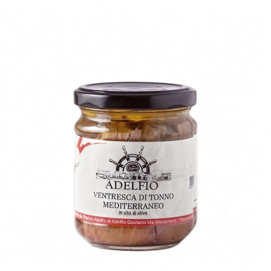 Ventresca di tonno del Mediterraneo in olio di oliva