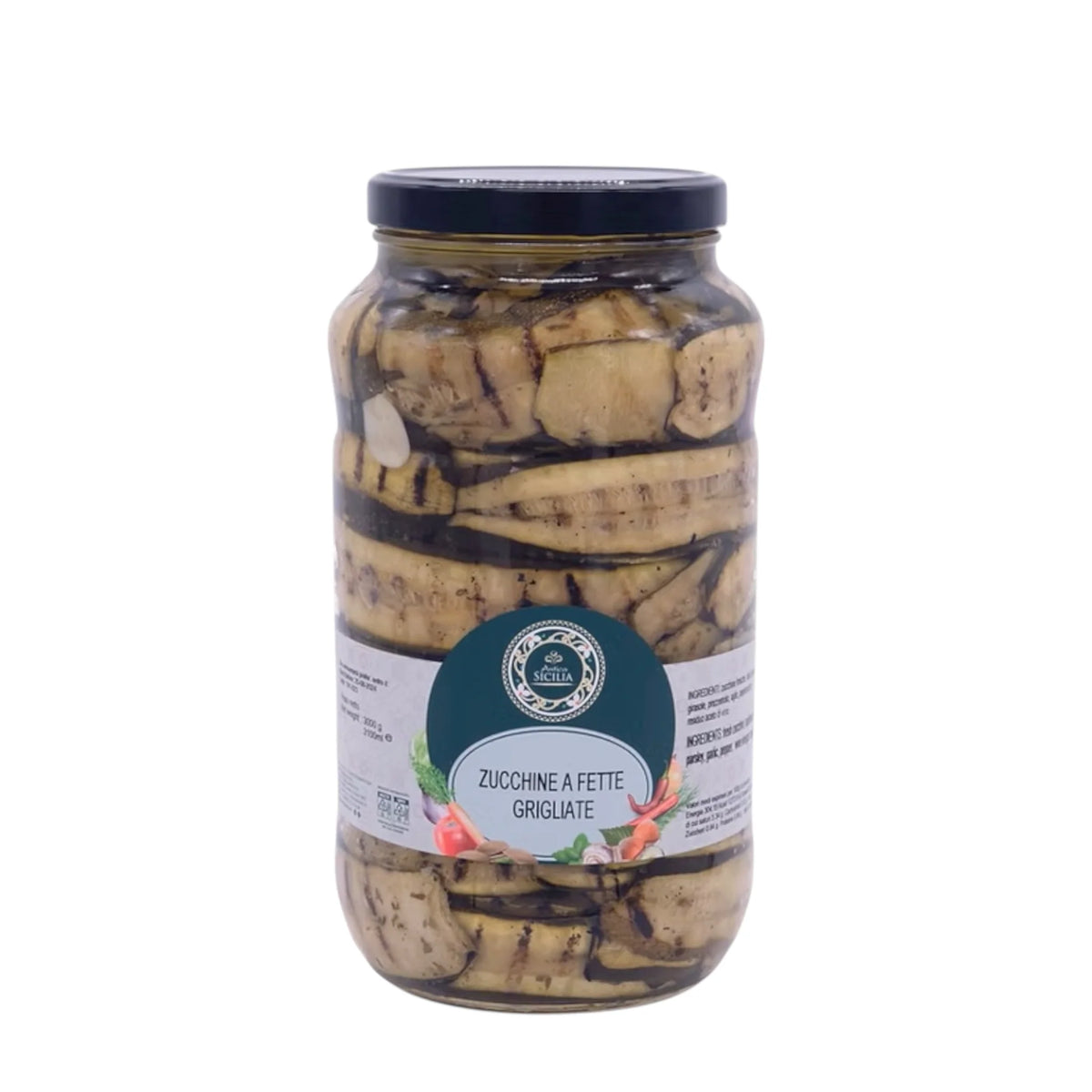 Zucchine a fette grigliate